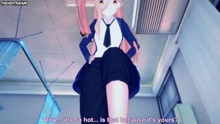 Hentai POV Feet Power Chainsaw Man - porn video