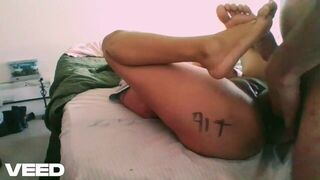 HABIB SHOWS AT HOME TABBO WITH EBONY STRIPPER FEMALE - porn video